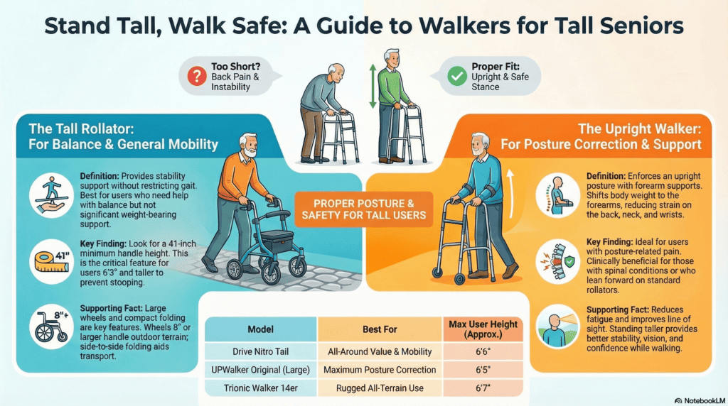 SaveStand Tall, Walk Safe: A Guide to Walkers for Tall Seniors