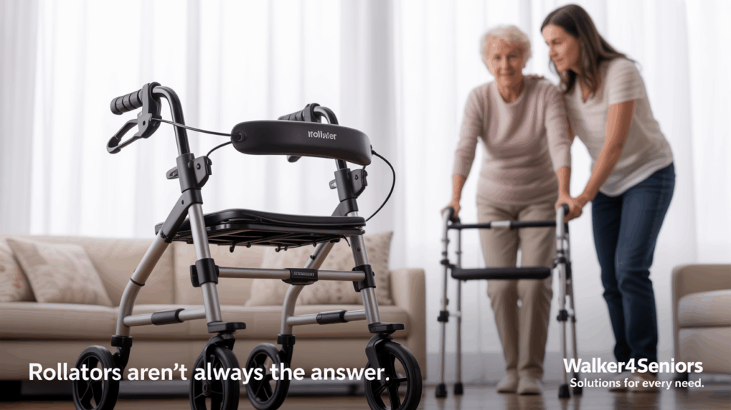 Who Should Not Use a Rollator Walker: Complete Safety Guide 2025